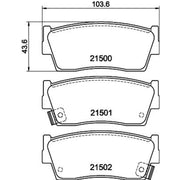 Mintex Front Brake Pad Set MDB1464