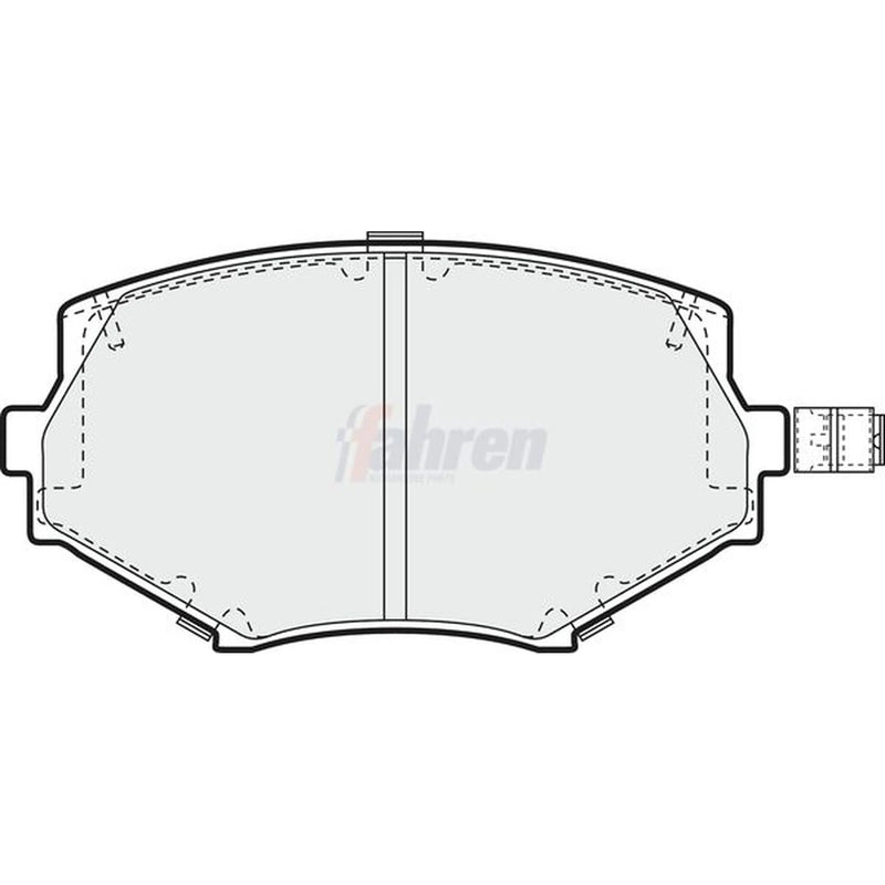 Fahren Front Brake Pad Set fits Mazda MX-5 1993-2005 1.6 1.8
