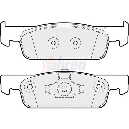 Fahren Front Brake Pad Set FBP3370