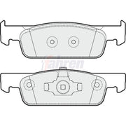 Fahren Front Brake Pad Set fits Dacia Logan II 2012-2013 1.2 1.6