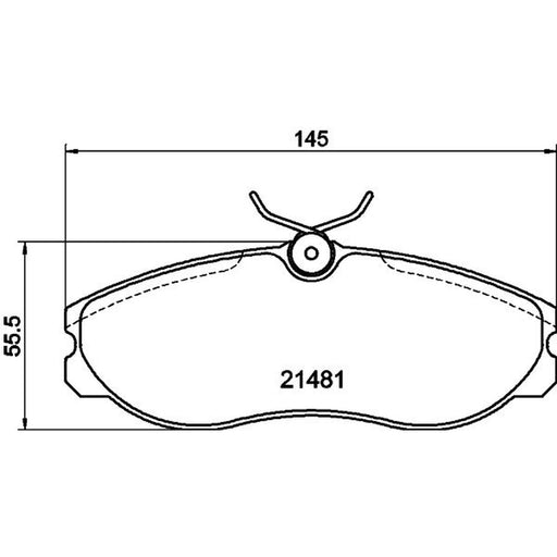 DON Front Brake Pad Set PCP1379