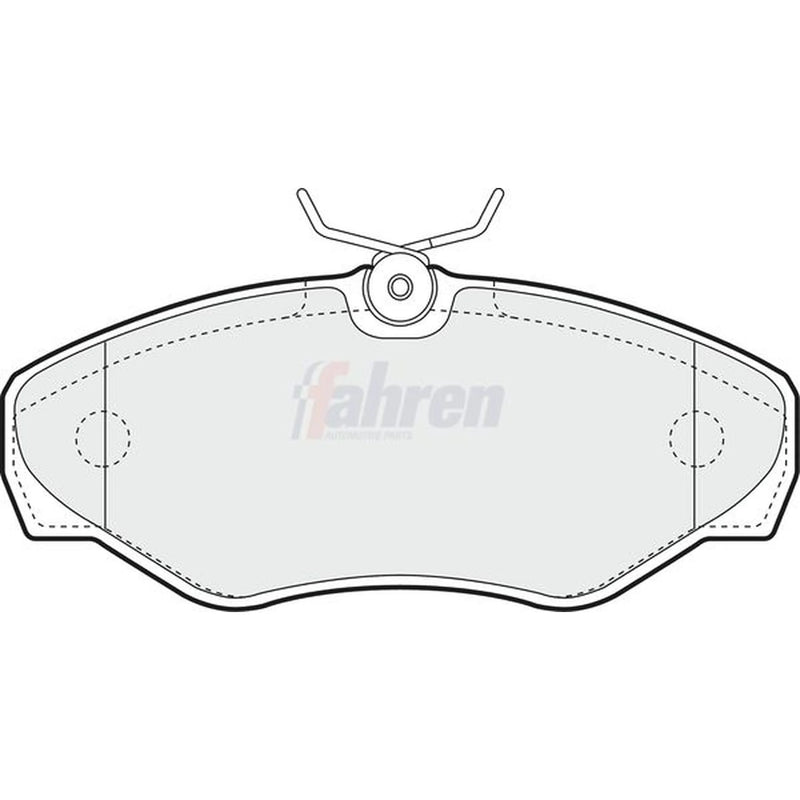 Fahren Front Brake Pad Set FBP3058