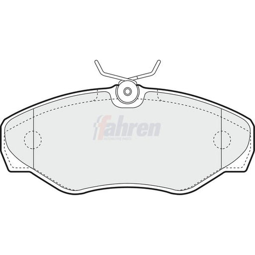 Fahren Front Brake Pad Set FBP3058