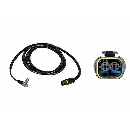 Hella ABS Wheel Speed Sensor Rear Right 6PU 230 052-521