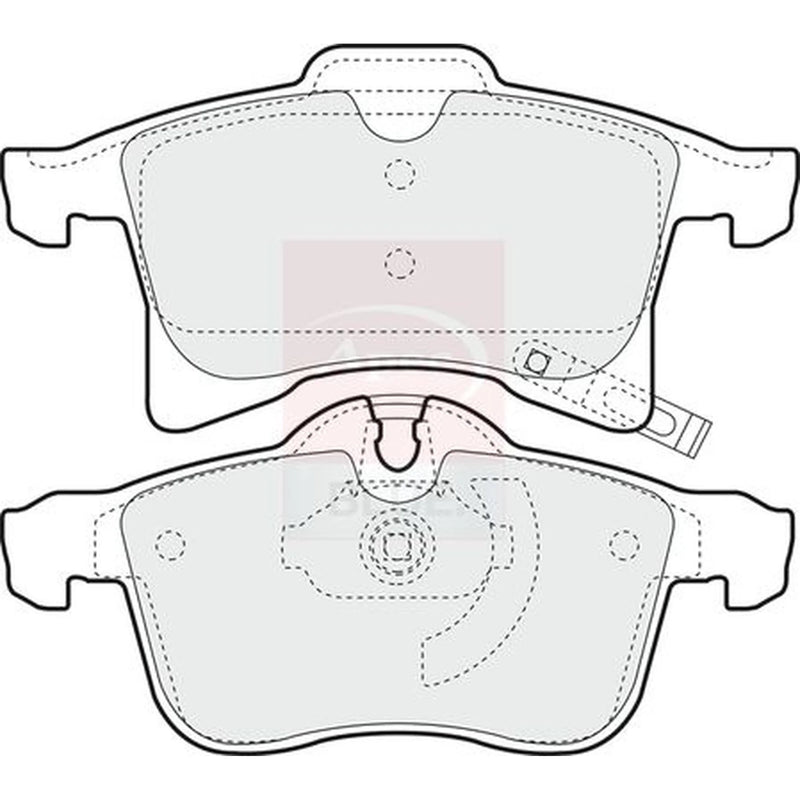 Apec Front Brake Pad Set PD3078
