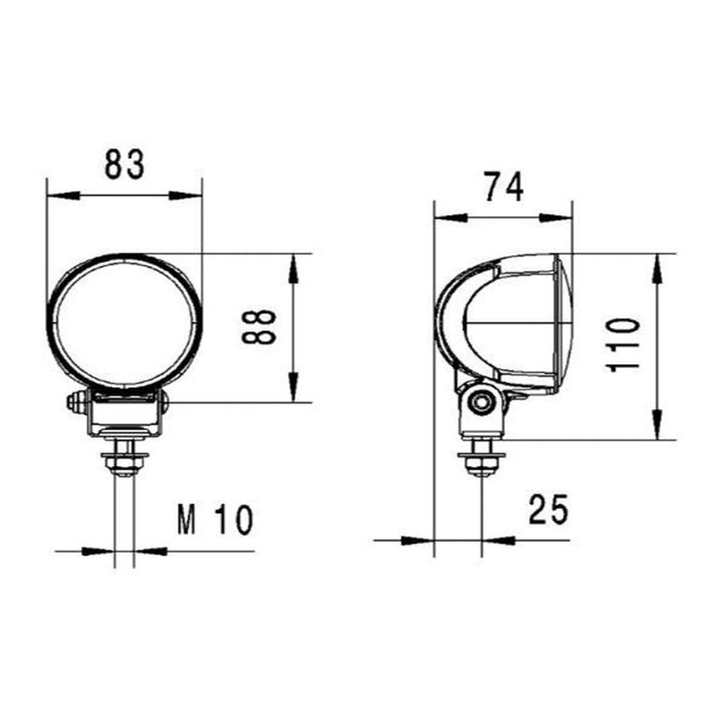 Hella Worklight High 1G0 996 476-201