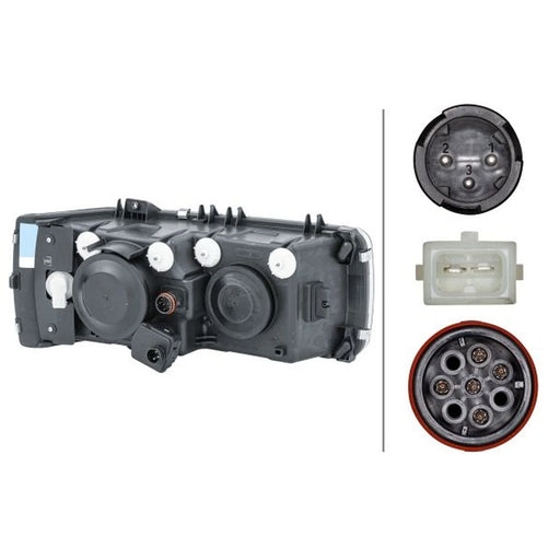 Hella Headlight Headlamp H7/H1 Left 1LJ 247 046-391