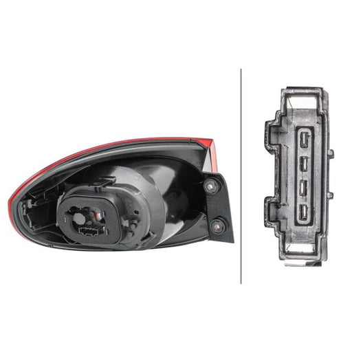 Hella Tail Light / Lamp WY21W Right 2SD 009 691-101