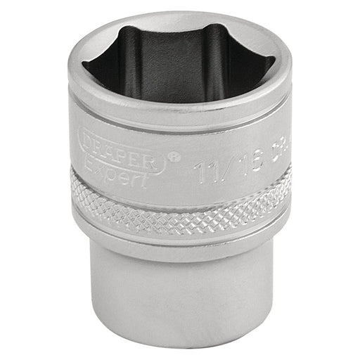 Draper 6 Point Imperial Socket, 3/8" Sq. Dr., 11/16" 16573 Draper  - Town Parts