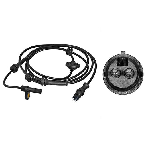 Hella ABS Wheel Speed Sensor Rear 6PU 358 217-301