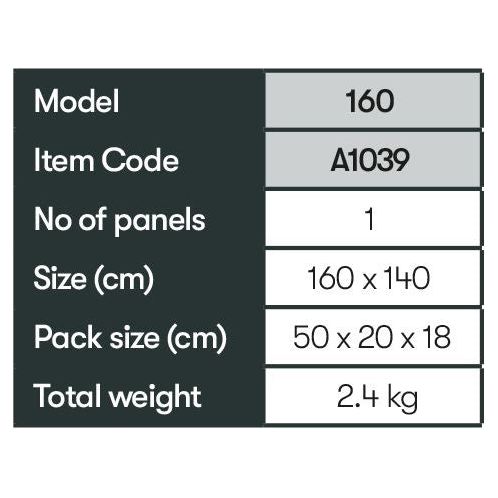 Falcon AirShield 160 (1 panel) A1039 - Quest - Van Life Living