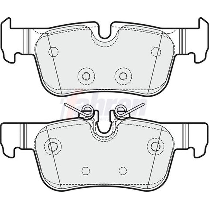 Fahren Rear Brake Pad Set fits BMW 1 2019-2020