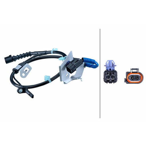 Hella ABS Wheel Speed Sensor Rear 6PU 358 251-781