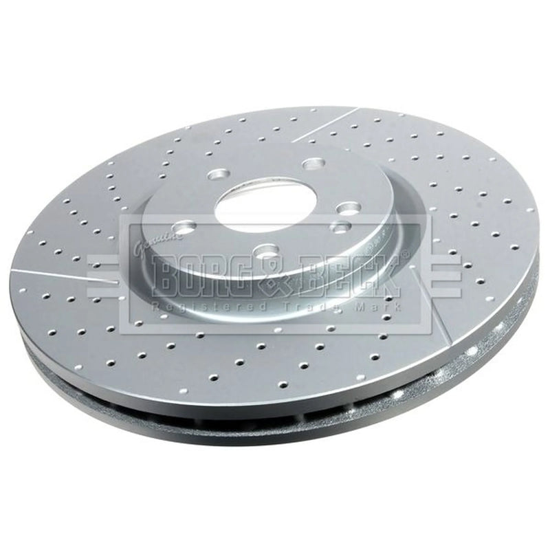 Borg & Beck 2 x / Front Brake Discs BBD6187S-x2