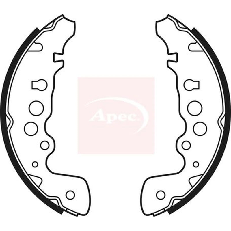 Apec Brake Shoe Set Axle Kit SHU582