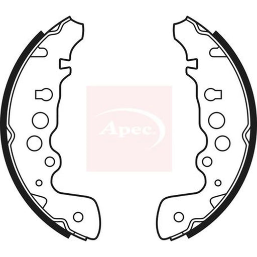 Apec Brake Shoe Set Axle Kit SHU582