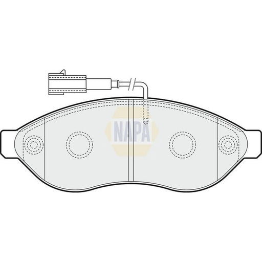 NAPA Front Brake Pad Set NBP1152