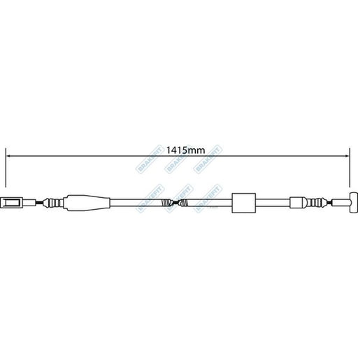 Apec Handbrake Cable Right Rear BBC3242