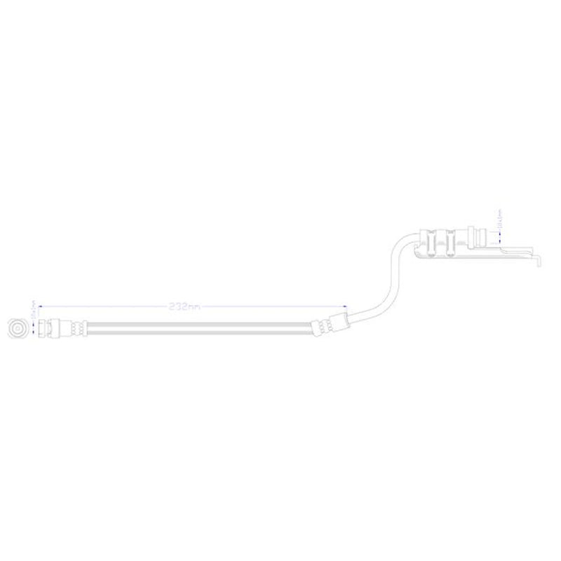 Juratek Brake Hydraulic Hose Line inner JBH1526R