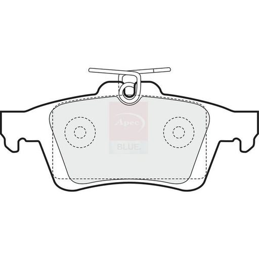 Apec Rear Brake Pad Set PD3202