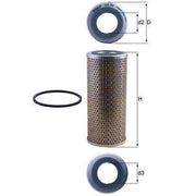Mahle Engine Oil Filter OX 50D