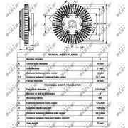 NRF Radiator Fan Clutch 49524