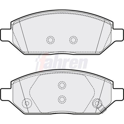 Fahren Front Brake Pad Set FBP3777