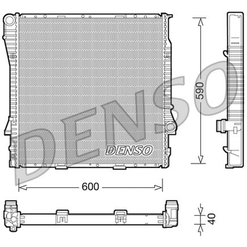 Denso Engine Radiator DRM05114