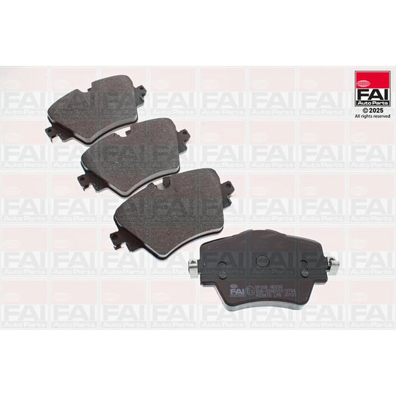FAI Front Brake Pad Set BP206