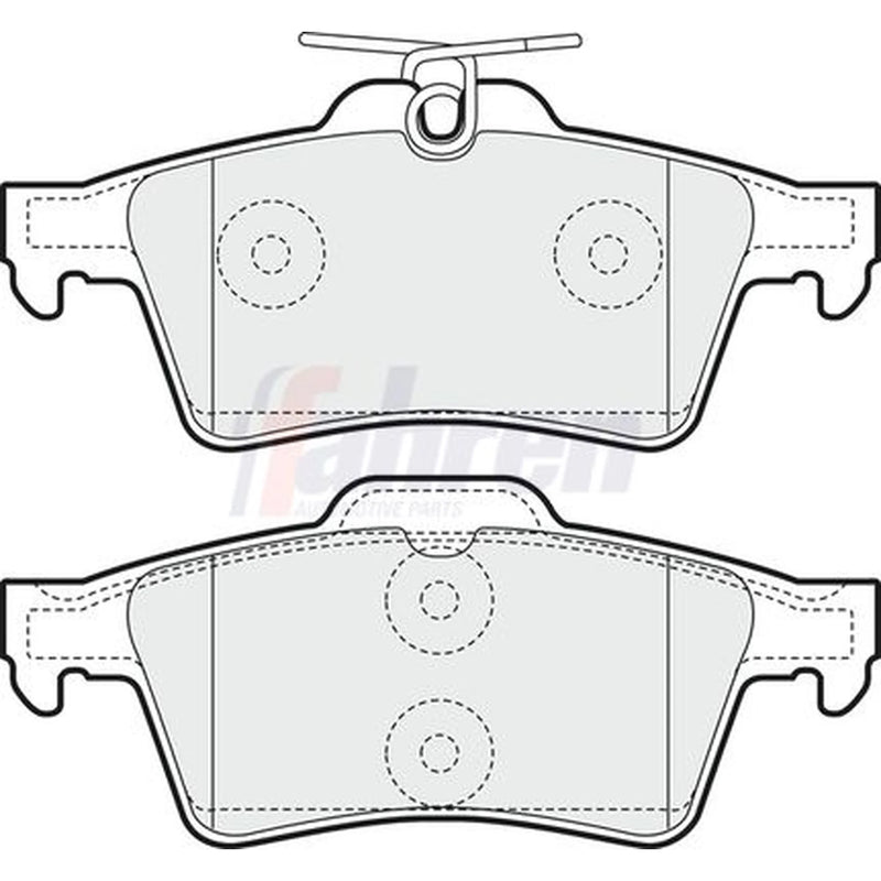 Fahren Rear Brake Pad Set FBP3061