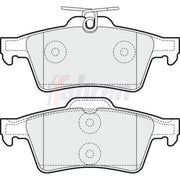 Fahren Rear Brake Solid Discs & Pads fits Mazda 3 2008-2014 1.6