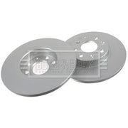 Borg & Beck 2 x Solid Front Brake Discs BBD4715-x2