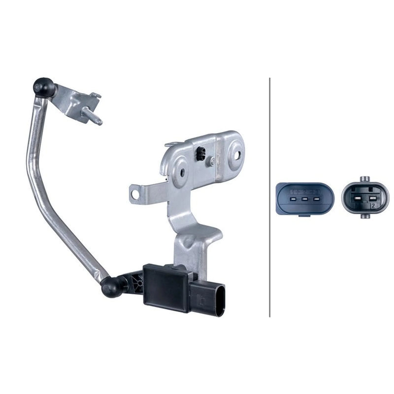 Hella Headlight Levelling Sensor Left Front Connectors V 6PM 012 699-401
