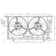 NRF Engine Cooling Fan 47075