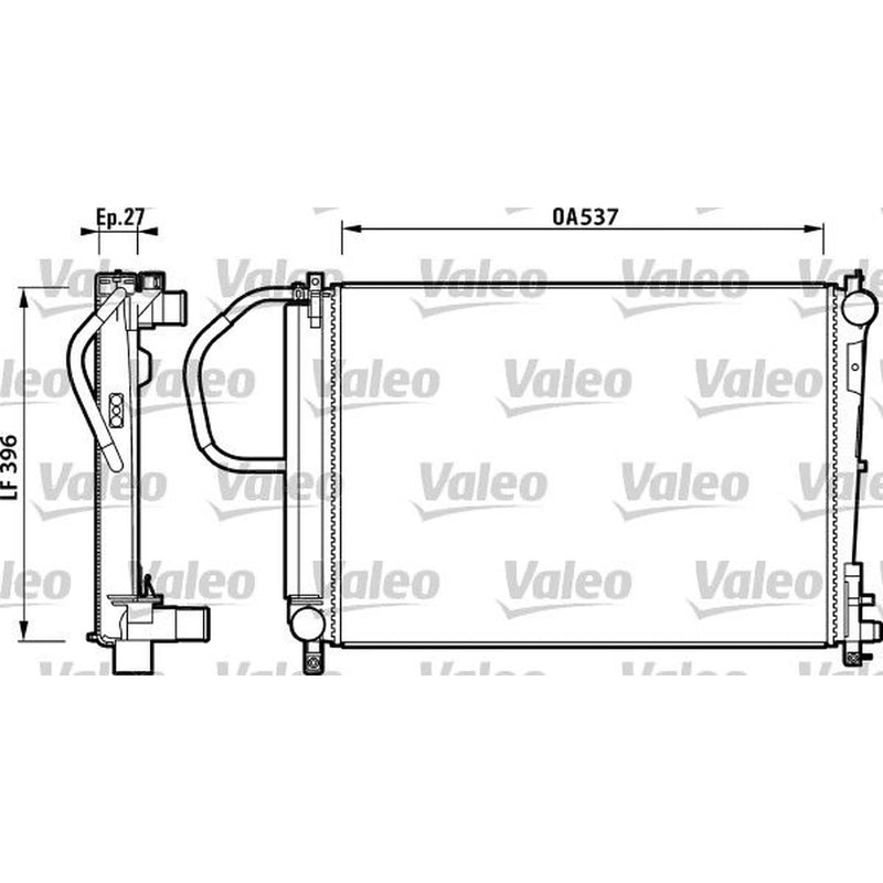 Valeo Engine Radiator 732883