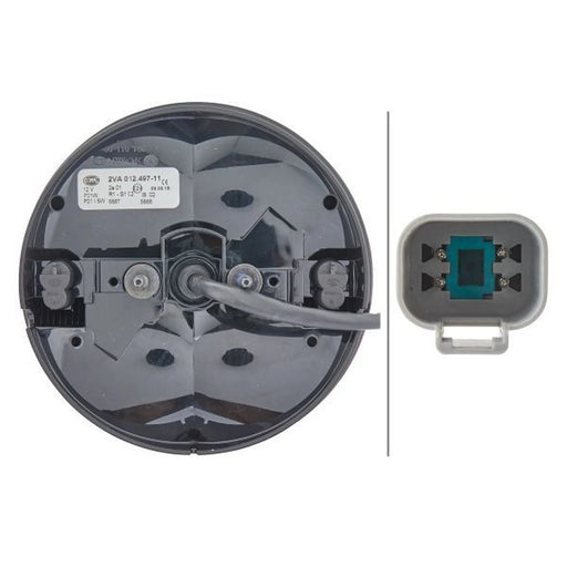 Hella Tail Light / Lamp P21/5W Right 2VA 012 497-111