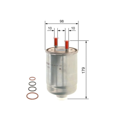 Bosch Fuel Filter Element F 026 402 234