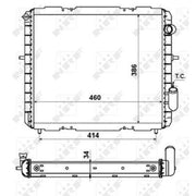 NRF Engine Radiator 507345