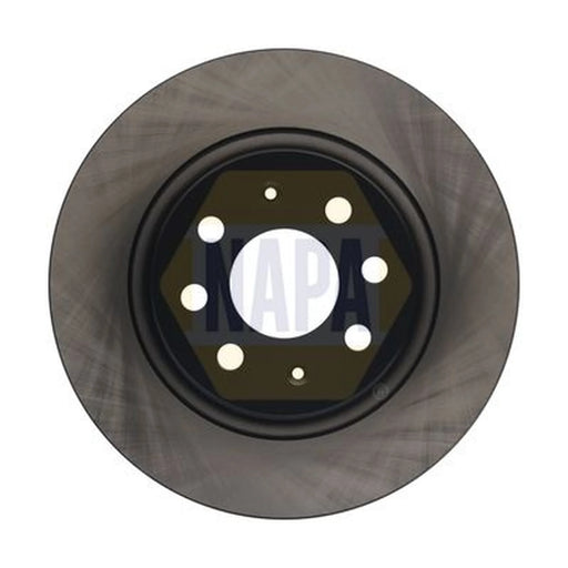 NAPA 2 x Solid Rear Brake Discs NBD5611-x2