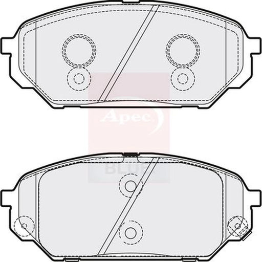 Apec Front Brake Pad Set PD3872