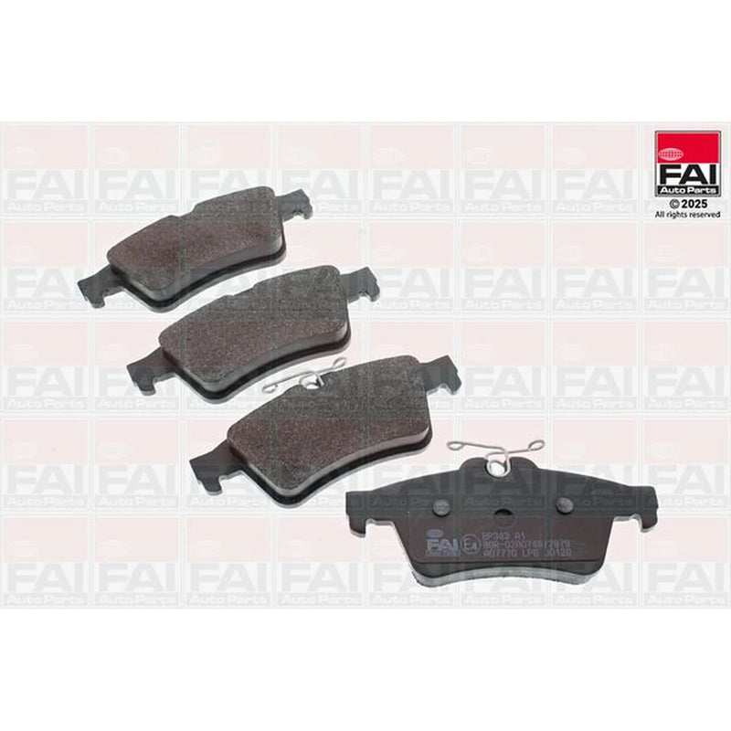 FAI Rear Brake Pad Set BP343