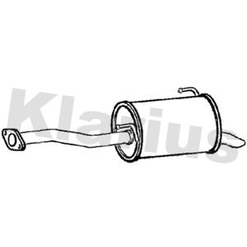 Klarius Box With Centre Pipe Rear DN758T