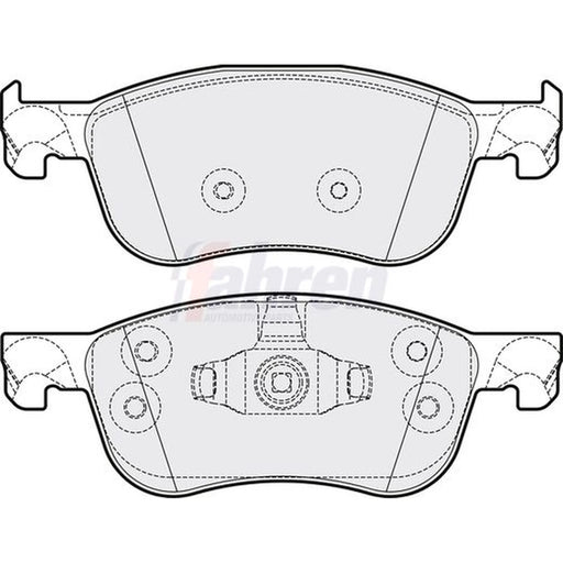 Fahren Front Brake Discs & Pads fits Ford Fiesta VII 2017-2021 1.0 1.1 1.5