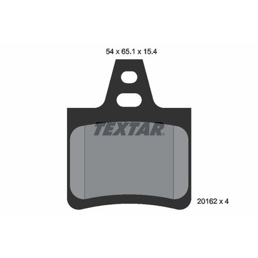 Textar Rear Brake Pad Set 2016203
