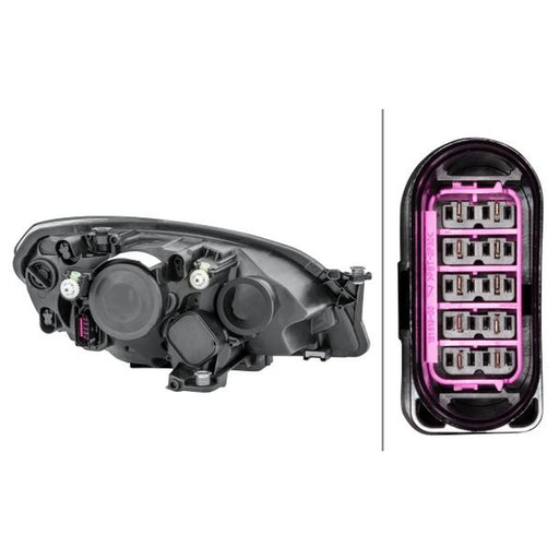 Hella Headlight Headlamp H7/H7 Left 1LL 012 643-031