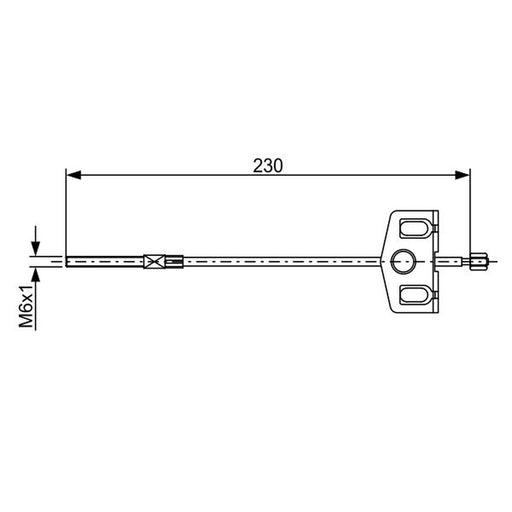 Bosch Handbrake Cable Front 1 987 482 629