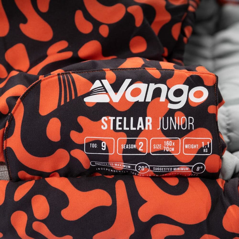 Vango Stellar Junior Sleeping Bag Dragons Fire - Vango - Van Life Living