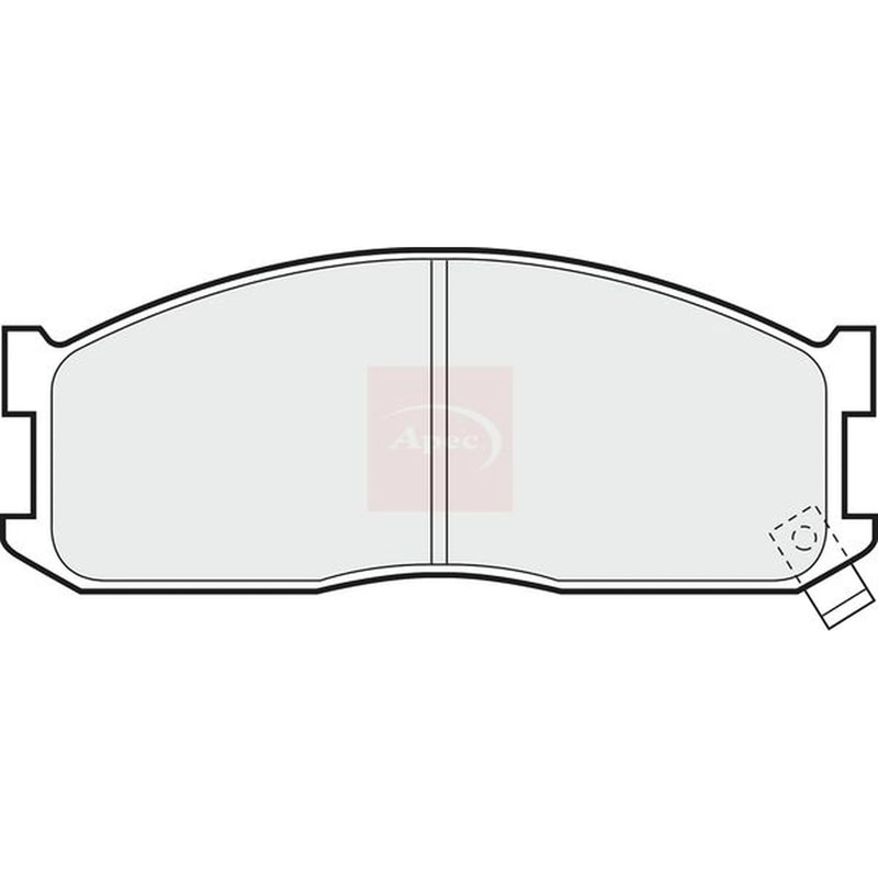 Apec Front Brake Pad Set PAD534