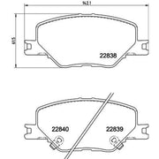 Mintex Front Brake Pad Set MDB4066