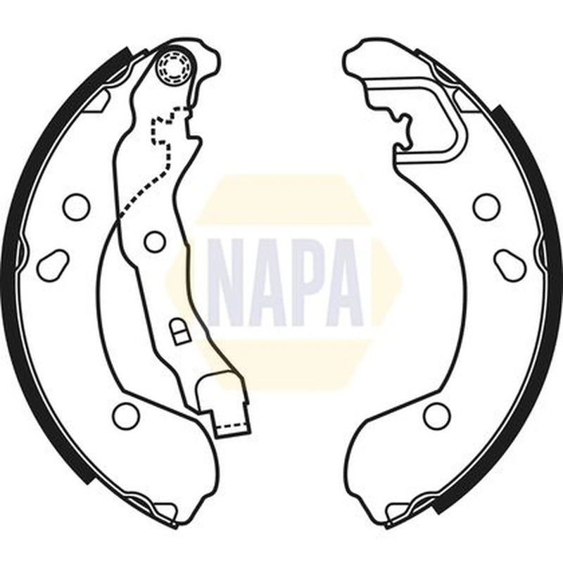 NAPA Brake Shoe Set Axle Kit NBS1049